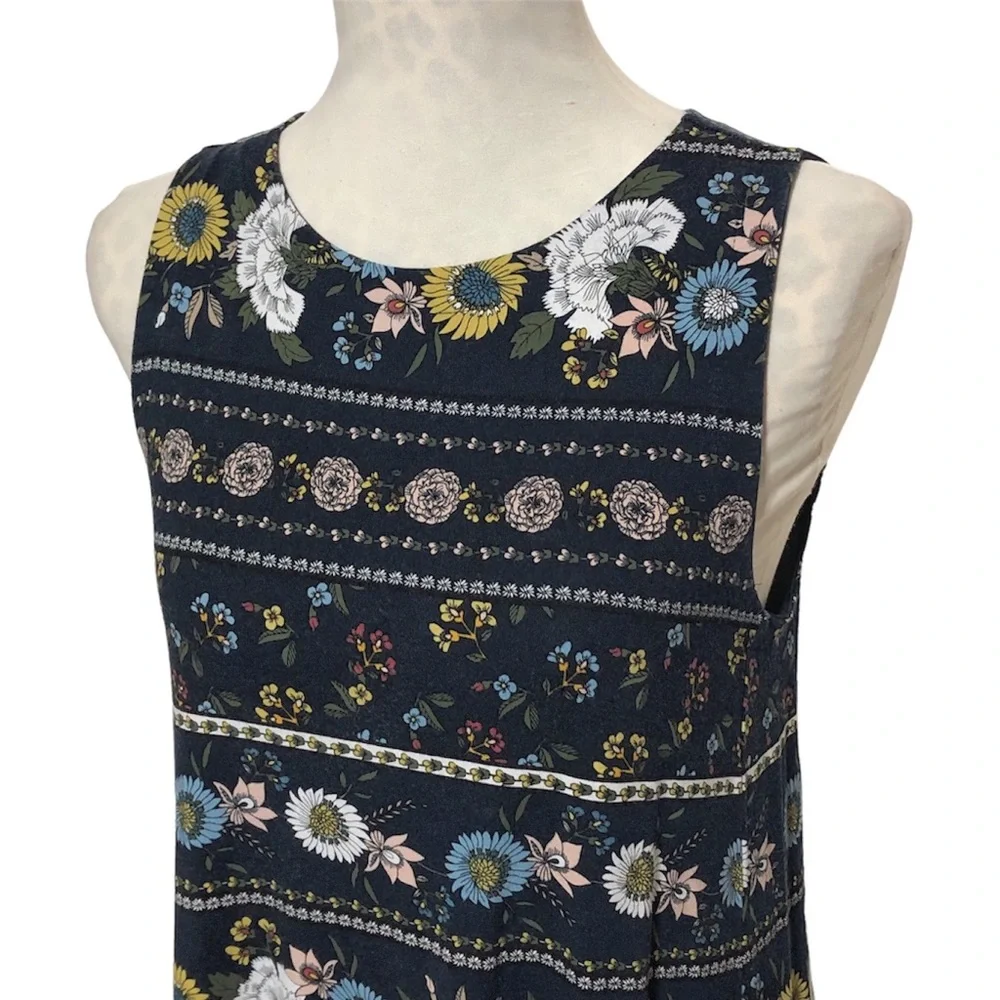 Loft Floral Printed Swing Dress - Picture 2 of 12